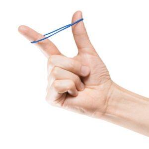 rubber band finger stretch